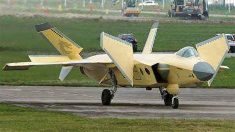 J-20 Fighter Aircraft Takeoff