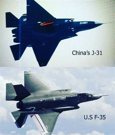 J-31 Comparison with F-35 and F-22