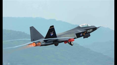 J-31 Fighter Jet Landing