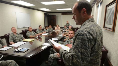 JAG Corps Attorney in Meeting