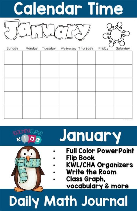 January calendar ideas