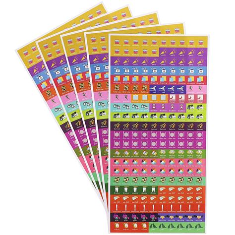 Japanese calendar stickers for appointment reminders