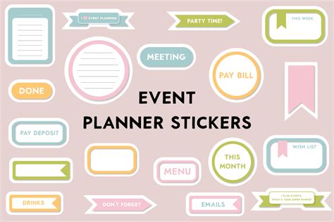 Japanese calendar stickers for event planning