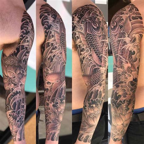 Japanese tattoo sleeve filler ideas