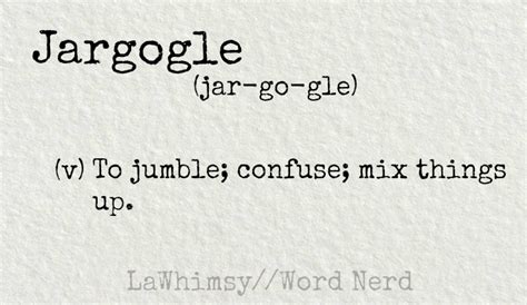 Definition of jargogle