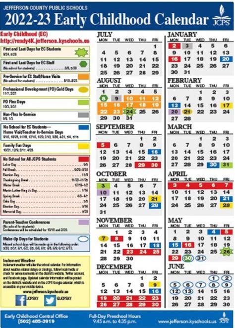 JCPS Calendar Events