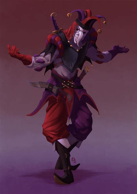 A jester entertaining the crowd