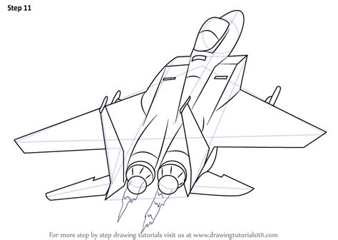 Jet plane drawing example 2