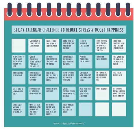 JMU Calendar Stress Reduction