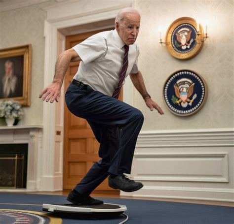 Joe Biden Exercising