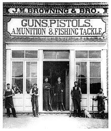 John Browning's early gun shop