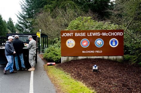 Aerial view of Joint Base Lewis-McChord