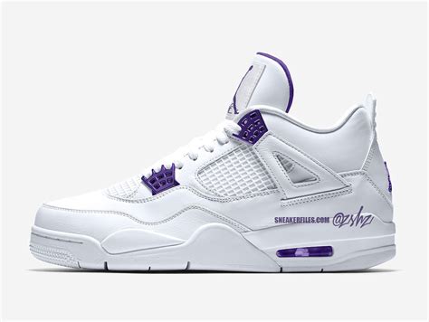 Jordan 4 Purple Sneaker