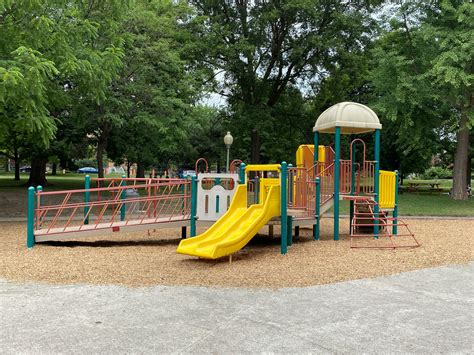 A child playing in a park