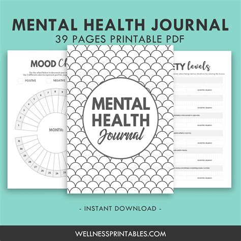 Journaling Tracker Printables for Mental Health