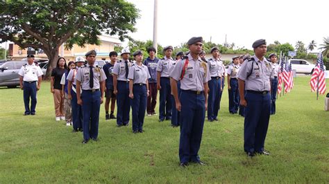 JROTC Cadets in Formation