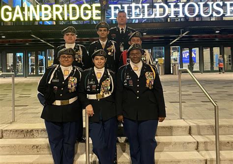 JROTC color guard