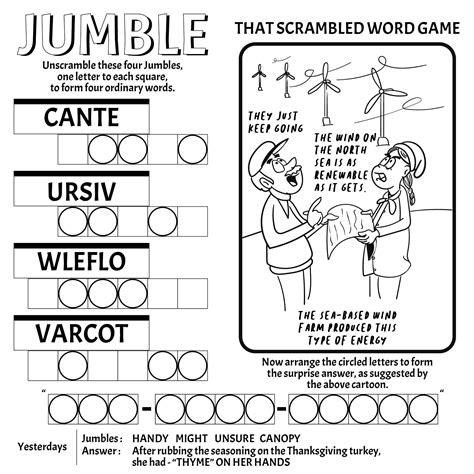 Description of Jumble Puzzle Apps