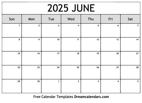 June Calendar Tips