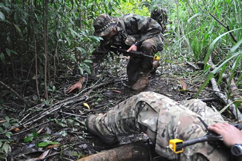 Combat skills are essential for jungle warfare