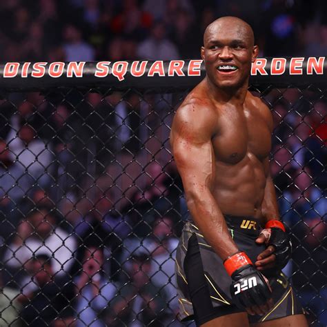 Kamaru Usman in action