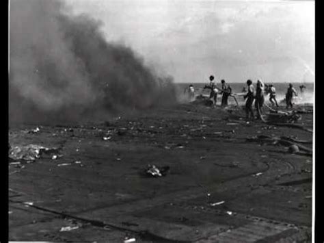 A kamikaze attack on the USS Intrepid