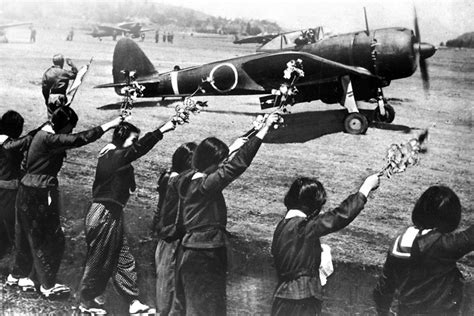 Kamikaze pilots in training