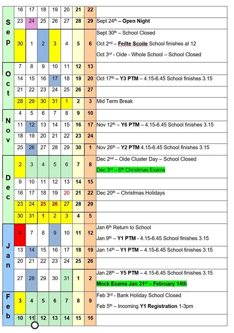 KCS Calendar Accessibility