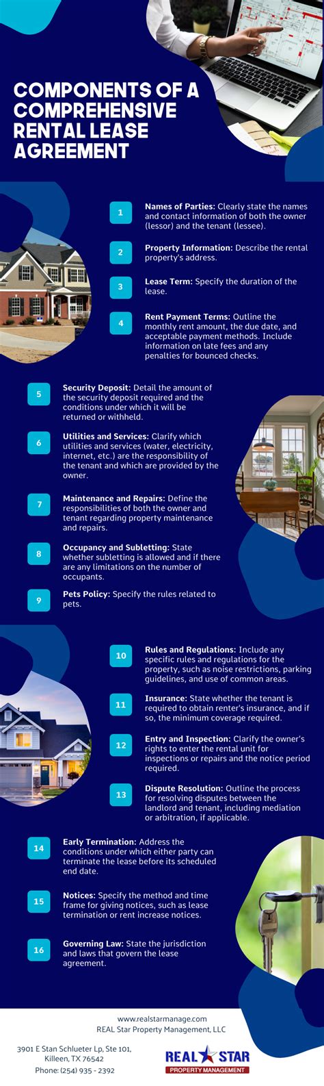 Key Components of Rental Agreement