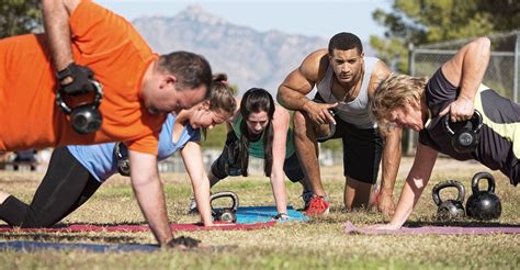 Kids participating in a bootcamp program