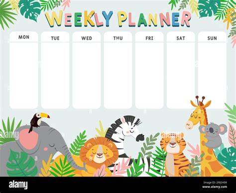 Kids calendar planning