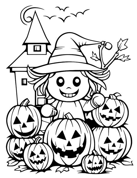 Halloween coloring pages for kids