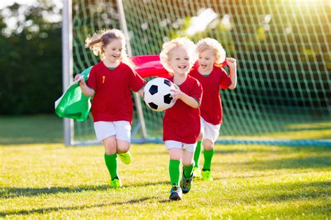 Kids playing sports in a bootcamp program