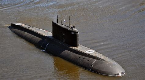 Kilo-Class Submarine in the Baltic Sea