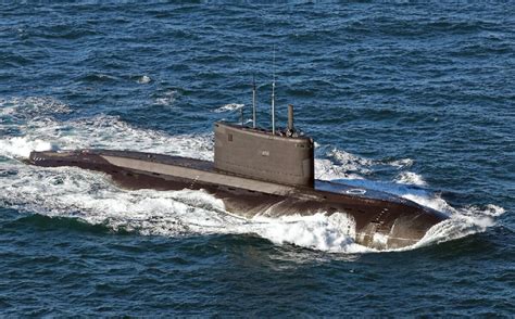 Kilo-Class Submarine in the Pacific Ocean