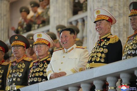 Kim Jong Un at Military Parade