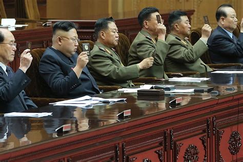 Kim Jong Un at Supreme People's Assembly