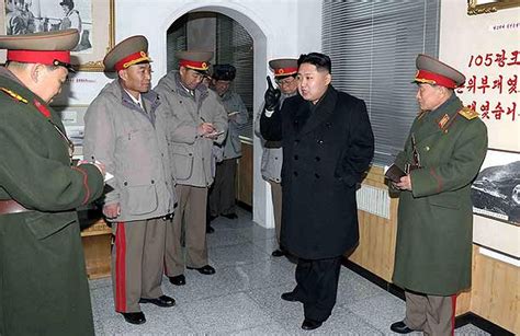 Kim Jong Un Inspecting Troops