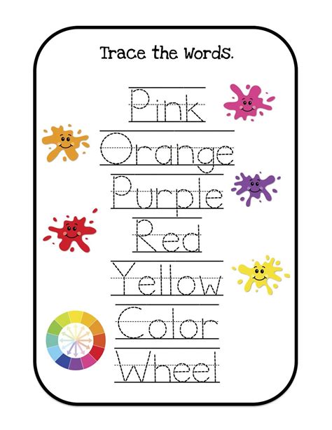 Description of Kindergarten educational printables