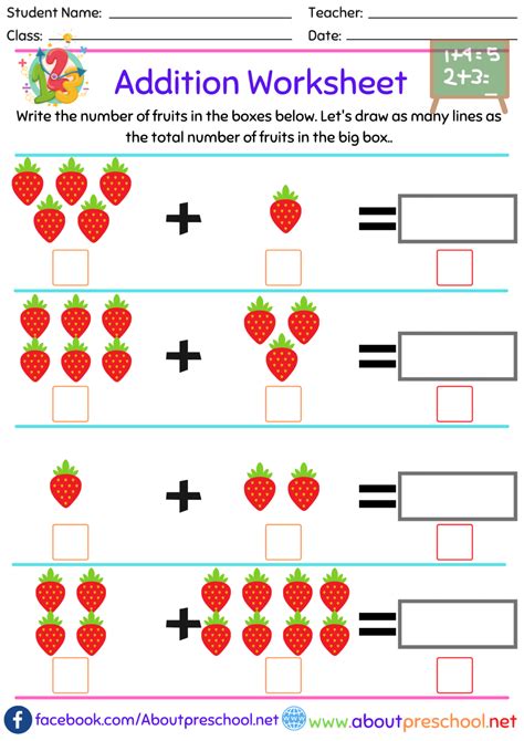 Kindergarten math worksheets