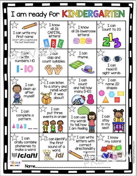 Kindergarten Worksheets for Parents