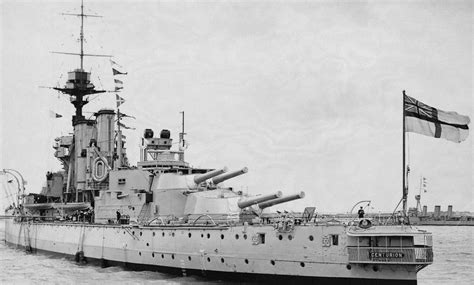 HMS King George V, the flagship of the British Home Fleet