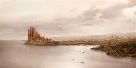 A view of King's Landing from the Red Keep