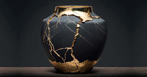 Kintsugi pottery