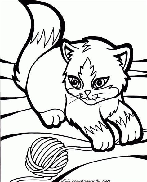 Kitten coloring pages ideas