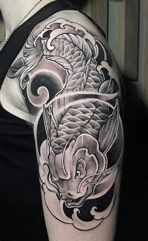 Koi dragon tattoo care and maintenance