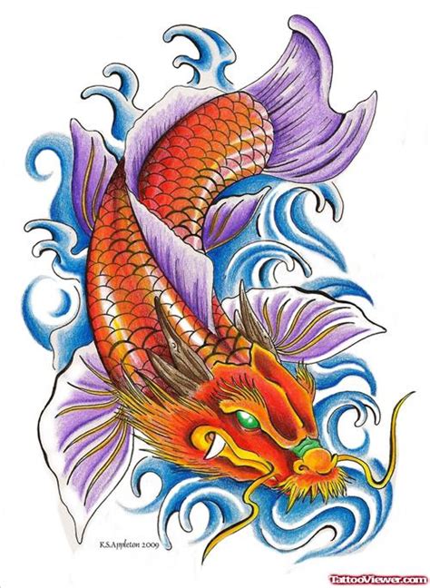 Koi dragon tattoo meaning