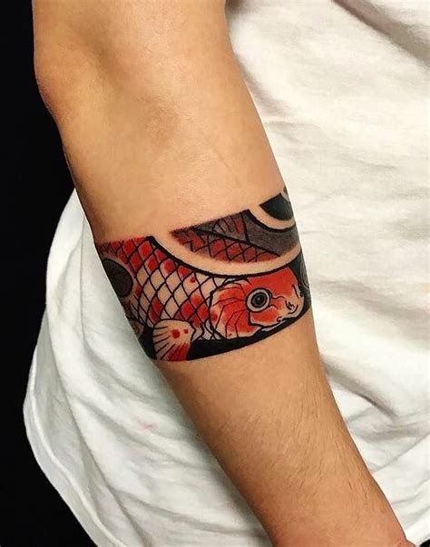 Koi Fish Armband Tattoo Designs