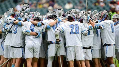 Lacrosse team huddle