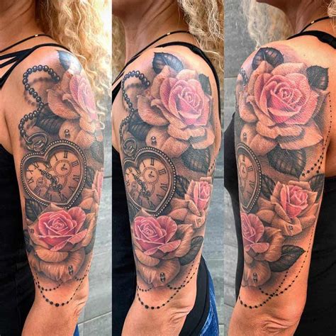 Ladies sleeve tattoo design inspiration